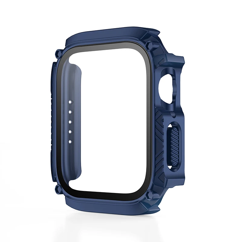 Waterproof Case for Apple Watch Series 7 8 45mm 41mm 44mm 40mm Screen Protector Cover Bumper With film iWatch 5 SE 6 Accessories