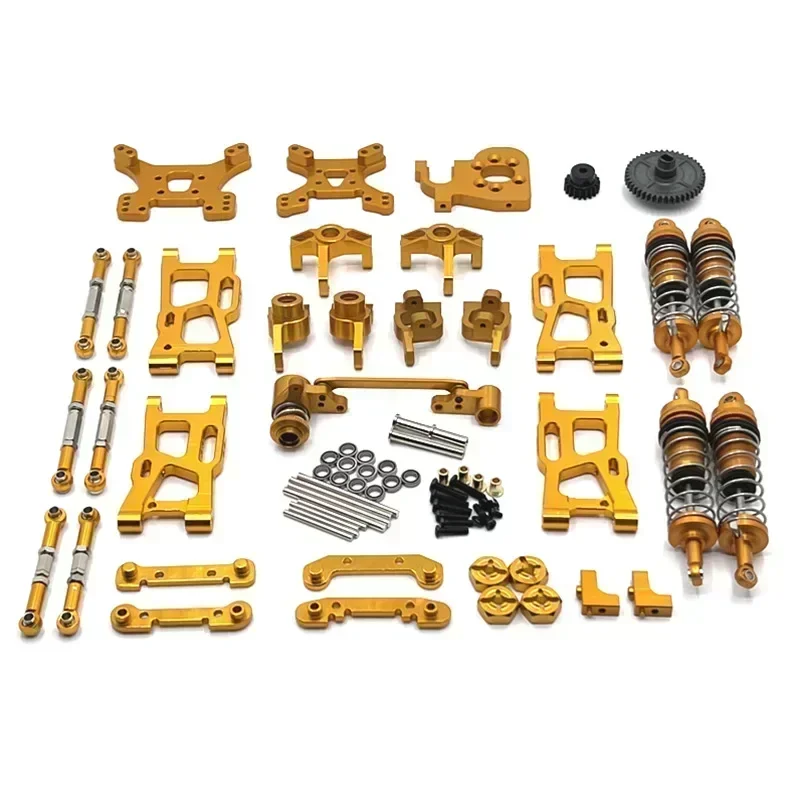 Фото Wltoys 144001 144010 124017 124019 124007 RIaarIo XDKJ-001 XDKJ-006 AM-X12 Набор металлических деталей для модернизации RC-автомобиля, аксессуары OP №3