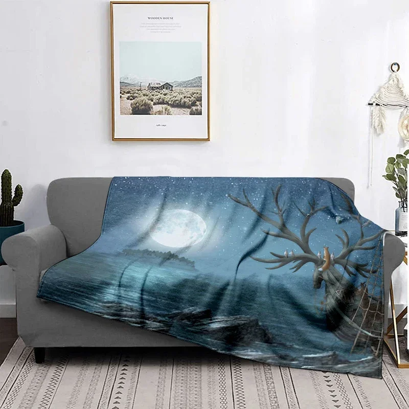Украшение для дома плюшевое покрывало дивана спальни с изображением животных
