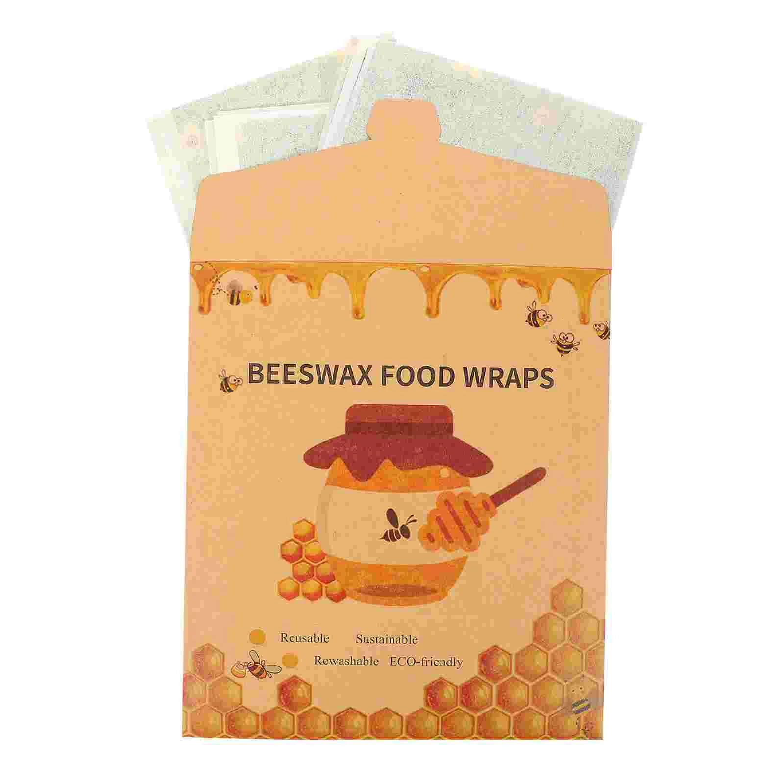 3-х шт. многоразовая ткань для хранения пищевых продуктов пчелиный воск сумка