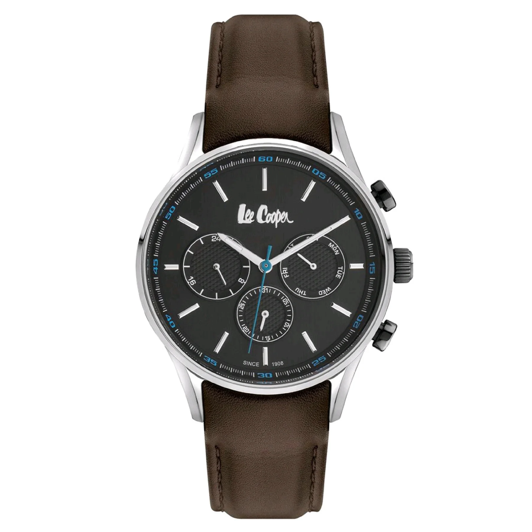 Часы ``Lee Cooper`` LC06971.052 мужские наручные часы со стрелочным календарем и 24 часовым
