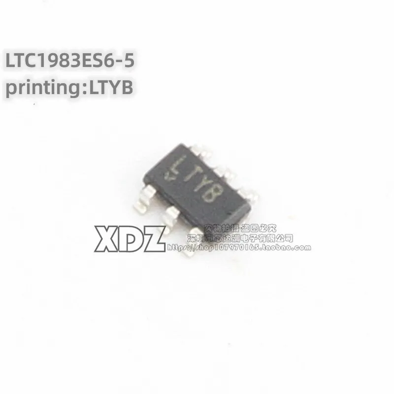 

5pcs/lot LTC1983ES6-5#TRPBF LTC1983ES6-5 Silk screen printing LTYB SOT23-6 package Original genuine Switching regulator chip