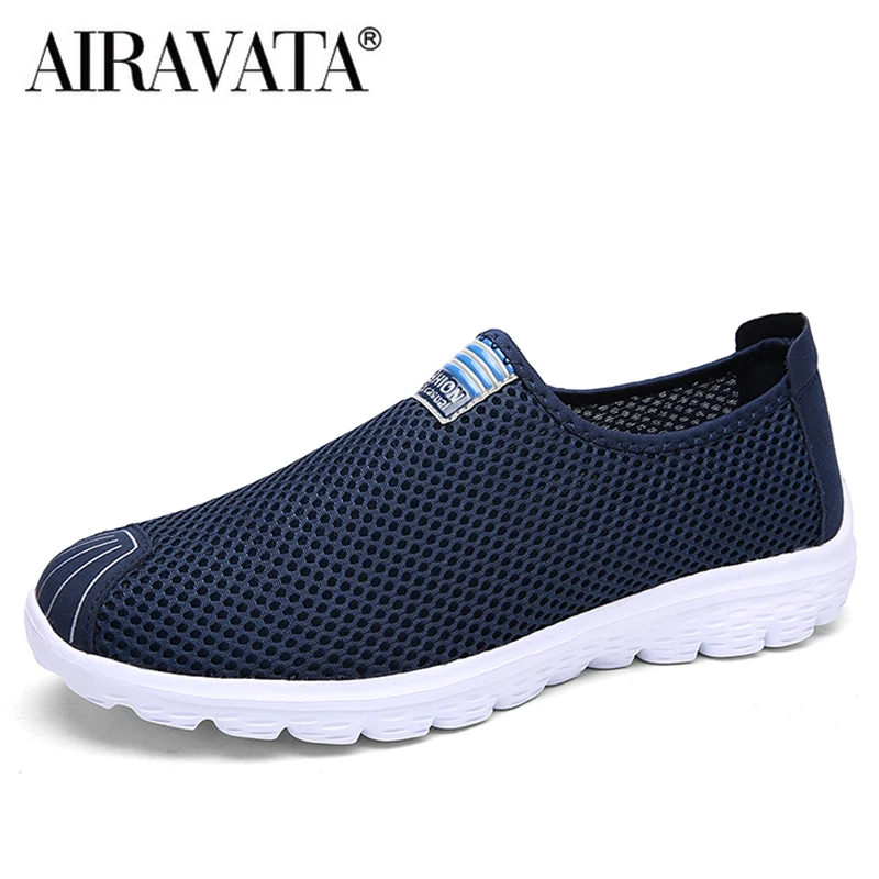 Unisex Mesh Sneakers Breathable Light Weight Slip on Walking Shoes Athletics Sports Mesh Casual Footwear