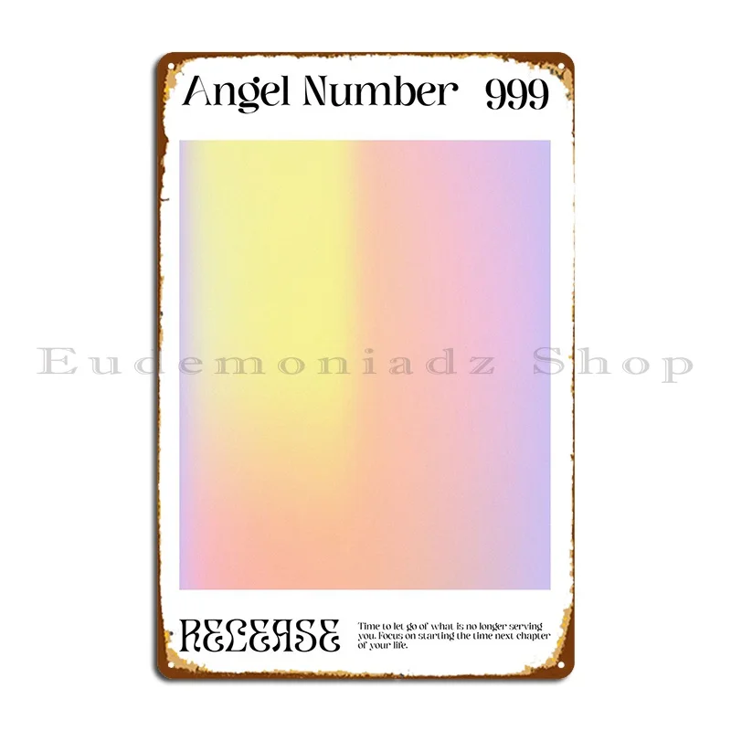 

Детский металлический плакат с ангельскими цифрами 999