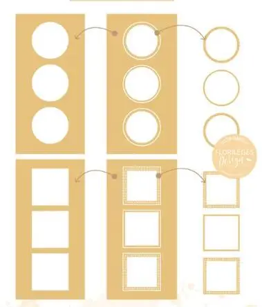 

Формы с круглыми и квадратными узорами, Новое поступление 2023, формы «сделай сам», скрапбукинг, изготовление бумаги, режущие изделия, шаблон, ...