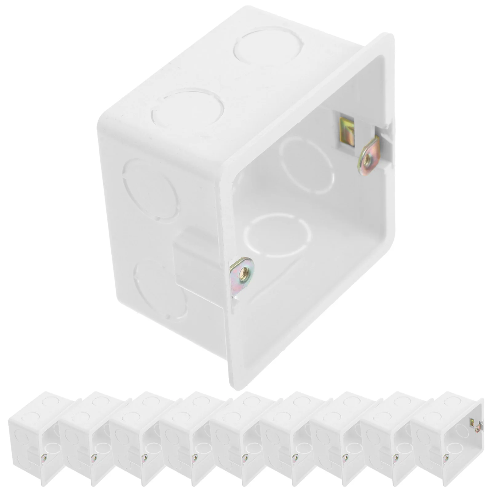 

10pcs Wall Mounted External Installation Box Switch Wiring Socket Wall Boxes External Installation Boxes