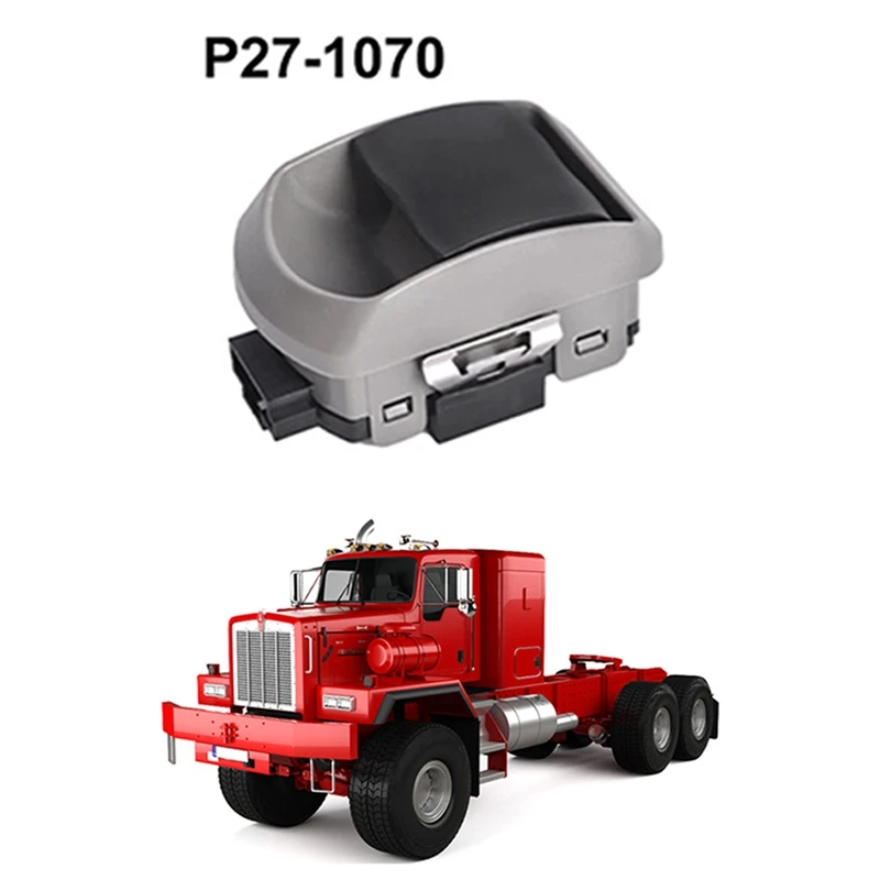 

1 Piece P27-1070 Automated Window Control Switch Passenger Side Parts Accessories For Peterbilt Kenworth Door Window Switch