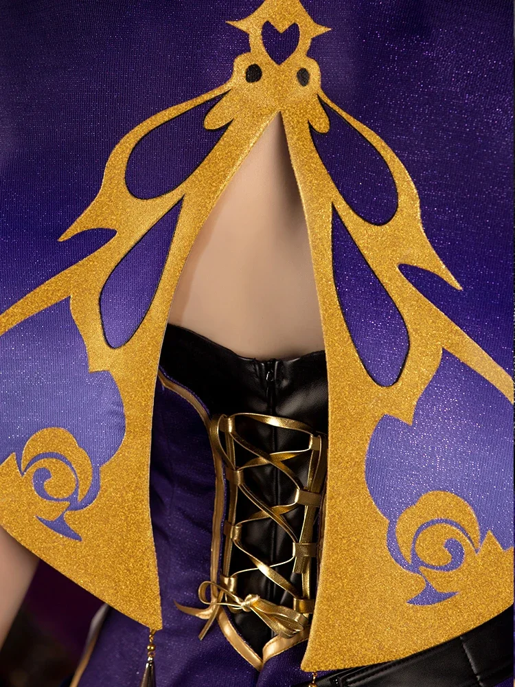 Игры Genshin Impact Mondstadt Lisa Outfit Аниме Настроить костюмы для косплея на Хэллоуин