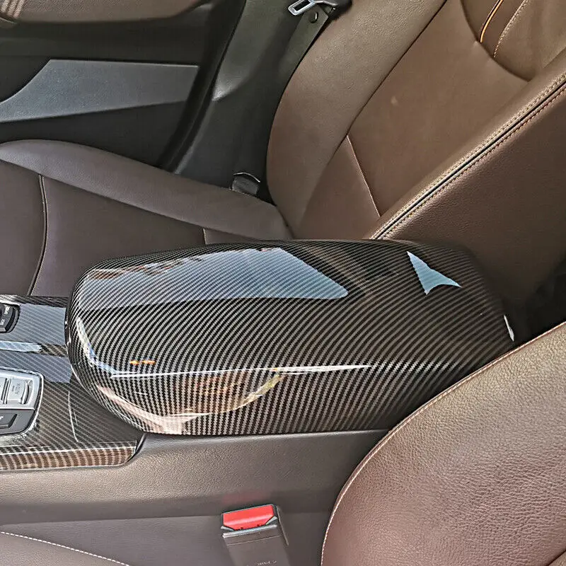 

Крышка подлокотника центральной консоли из углеродного волокна LHD подходит для BMW X3 G01 X4 G02 2018-2023