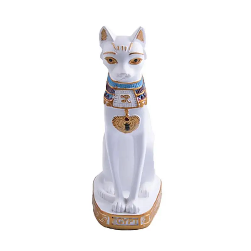 

Home Decoration Cat Ornament Egyptian Cat Figurine Statue Decoration Vintage Cat Goddess Bastet Statue