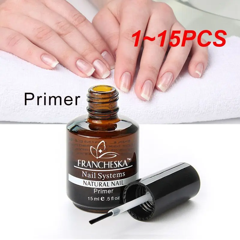 

1~15PCS Fast Dry Nail Primer Base Cleaning Agents And Adhesives UV Gel Polish Manicure