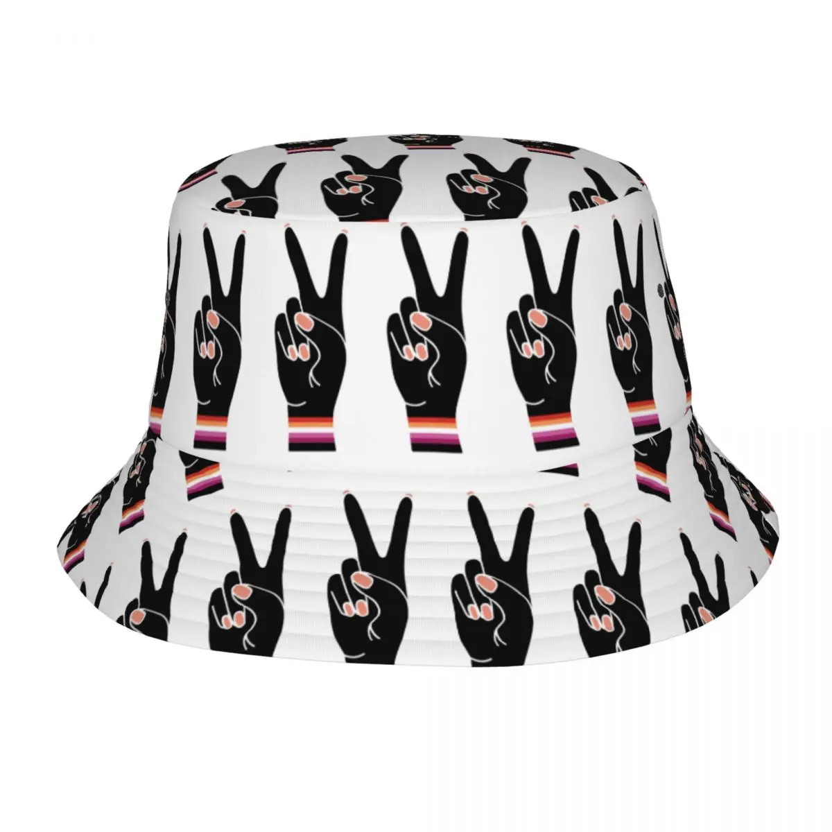 Панама с надписью Peace Sign-сапфик (Bde Skdc) детская шапка Боб шапки в стиле хип-хоп для