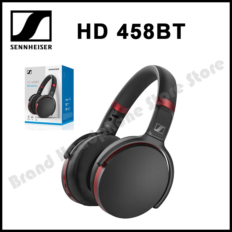 

100% Original Sennheiser HD 458BT Headset Wireless Bluetooth 5.0 Headphones Active Noise Reduction Folding Over-Ear Earphone