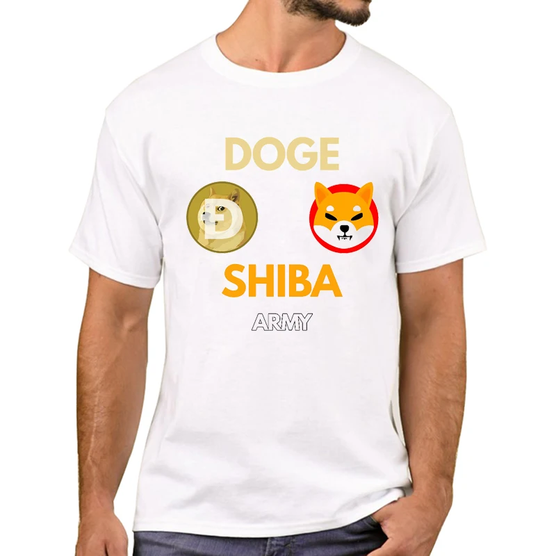 Мужская футболка TEEHUB Shiba Army Doge 2024 модные футболки с принтом Killer крутые короткими
