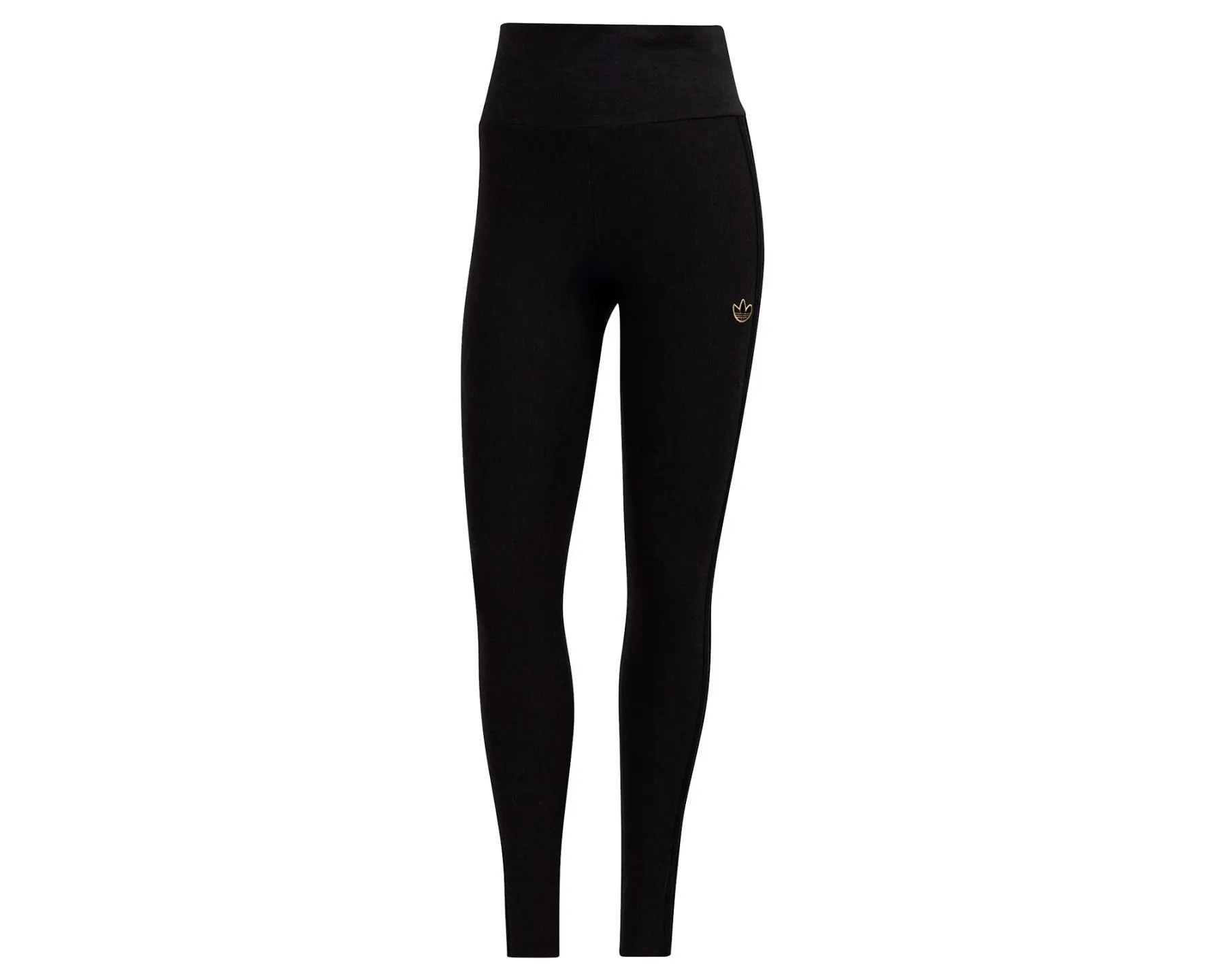 Adidas Original Women's Training Tights Black Color with High Cotton Content and High Waist Extra Comfort Sport Walking Yoga