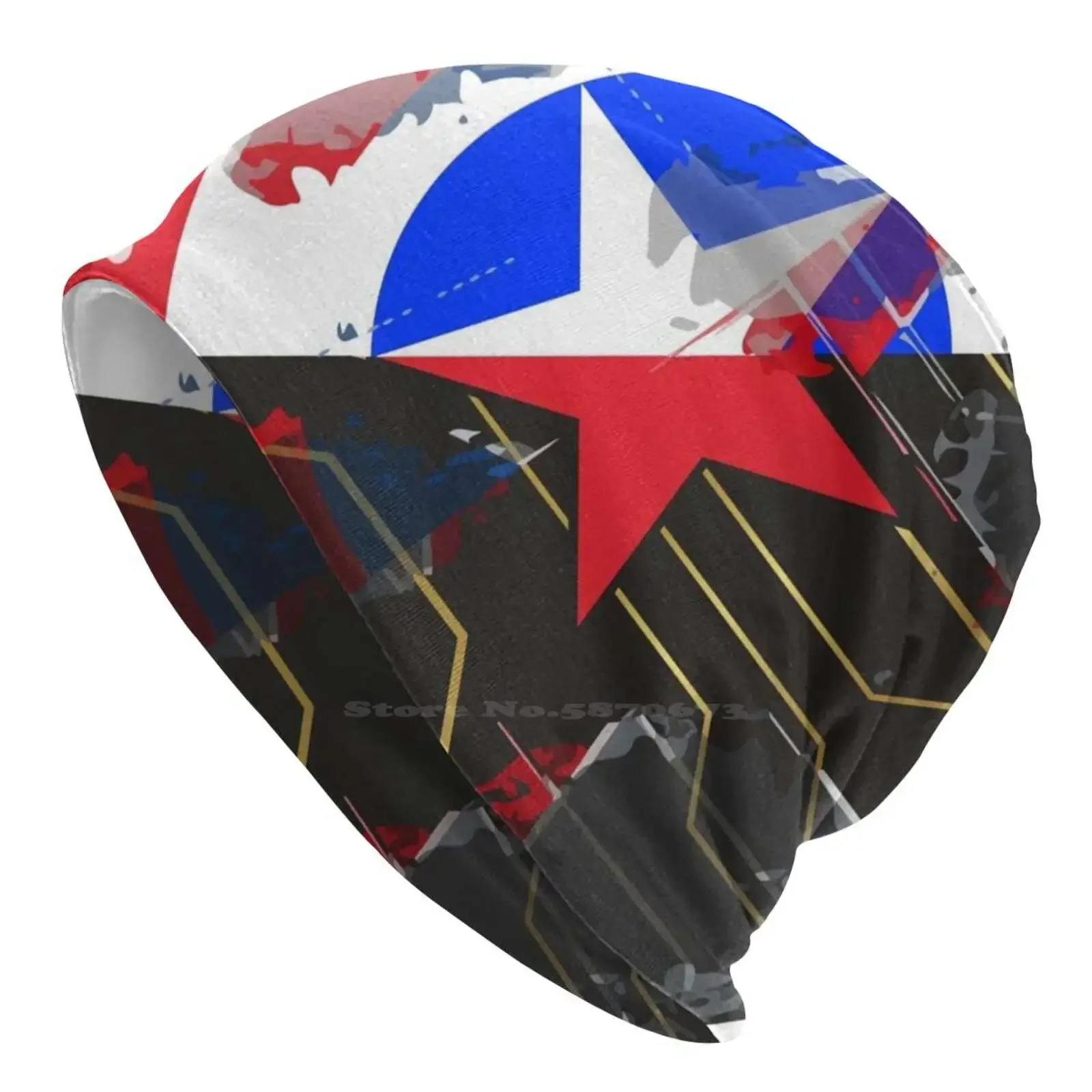 Вязаная шапка Stucky Shield Теплая Шапка-бини уличные шапки Bromance Grunge в эстетике Stevebucky