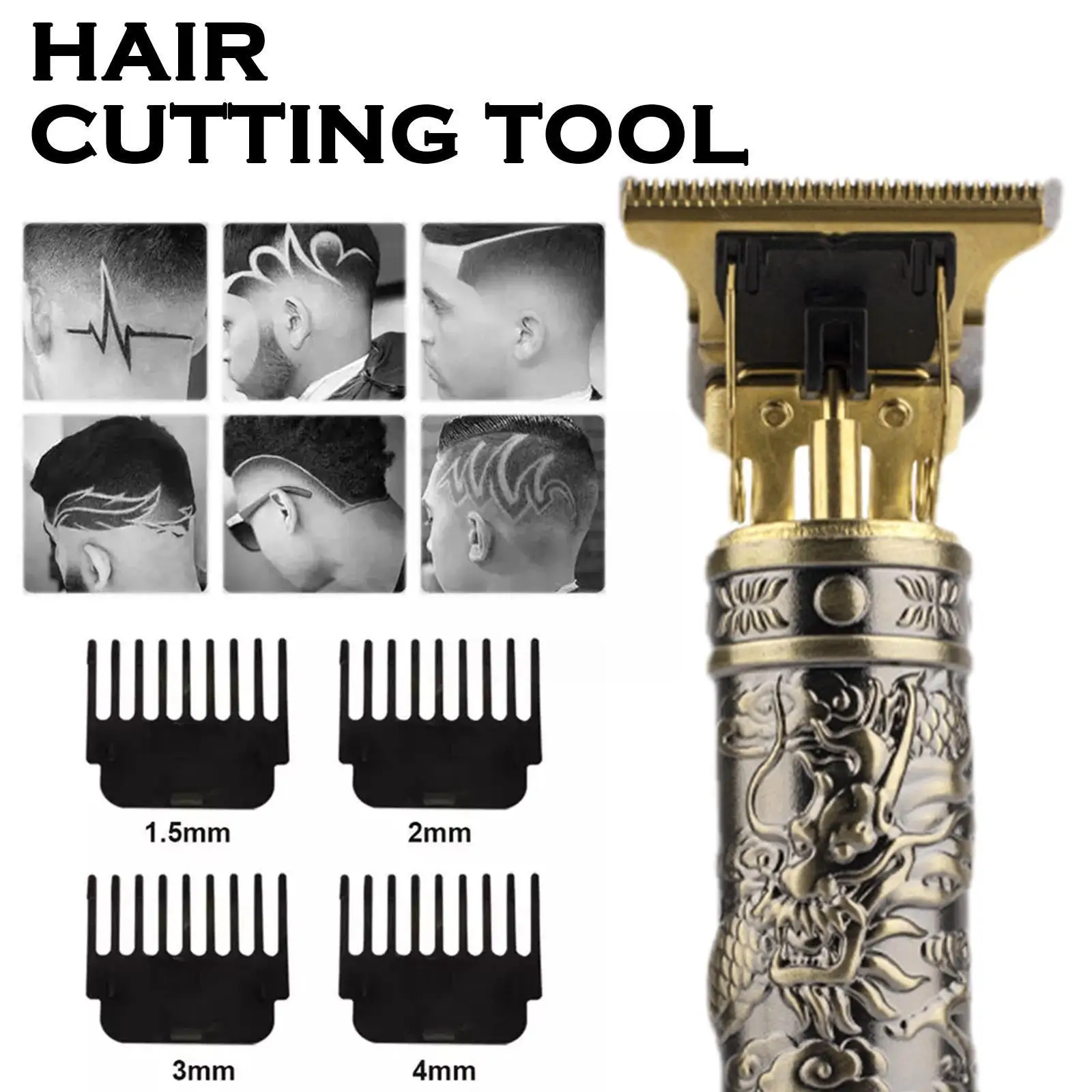 Аккумуляторная машинка для стрижки волос V1H4 с USB