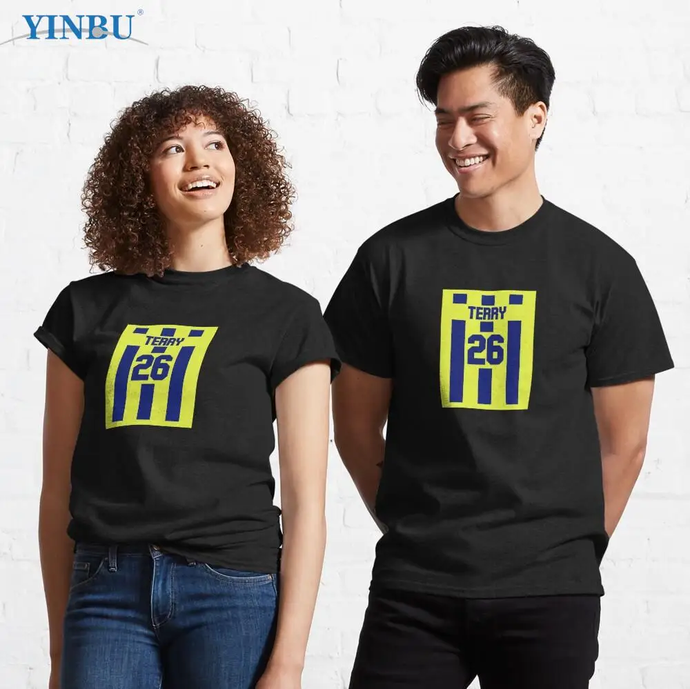 

TERRY 26 High quality Unisex t shirts YINBU brand 2023 t-shirt Graphic Tee