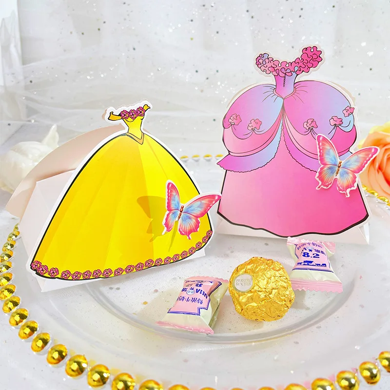 

10/20 шт., коробка для конфет в романтическом стиле