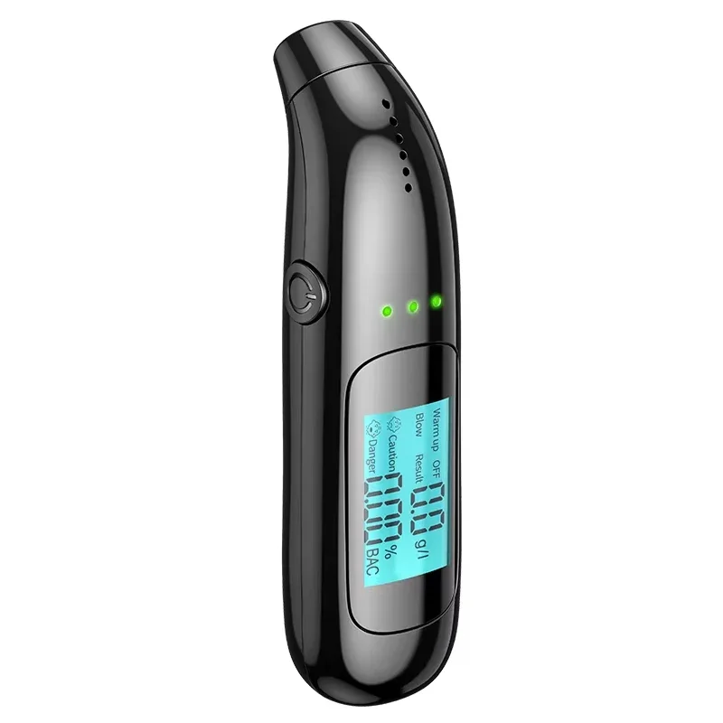 

Бесконтактный тестер алкоголя, высокоточный алкотестер, USB перезаряжаемый ЖК-дисплей, цифровой портативный детектор алкоголя
