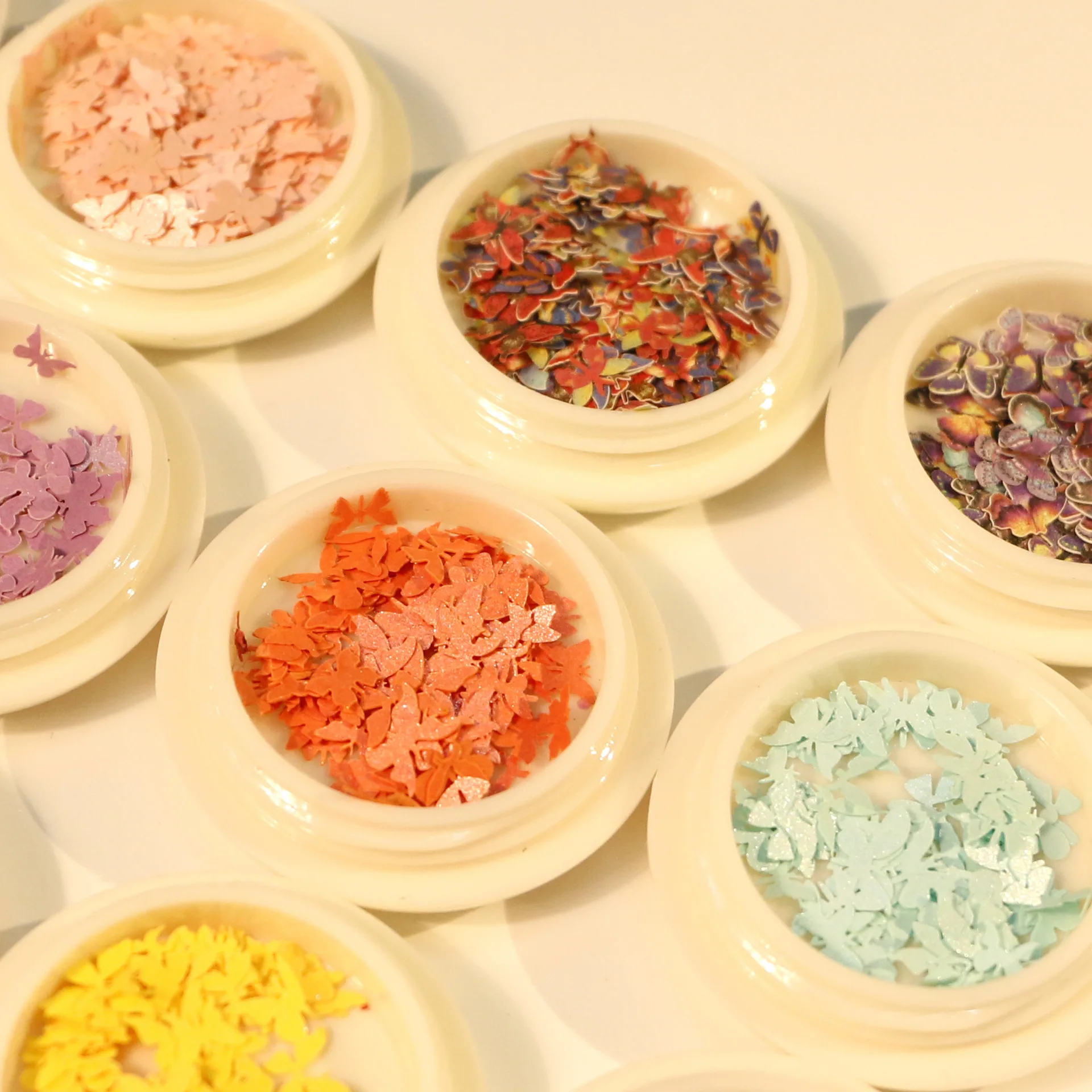 50 шт. декоративные хлопковые ногти-бабочки |