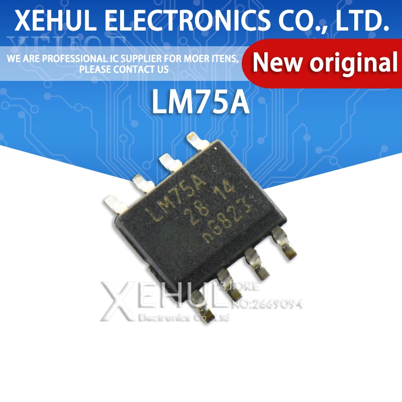 10/20/50/100 шт. LM75AD SOP8 LM75 SOP LM75A SMD SOP-8