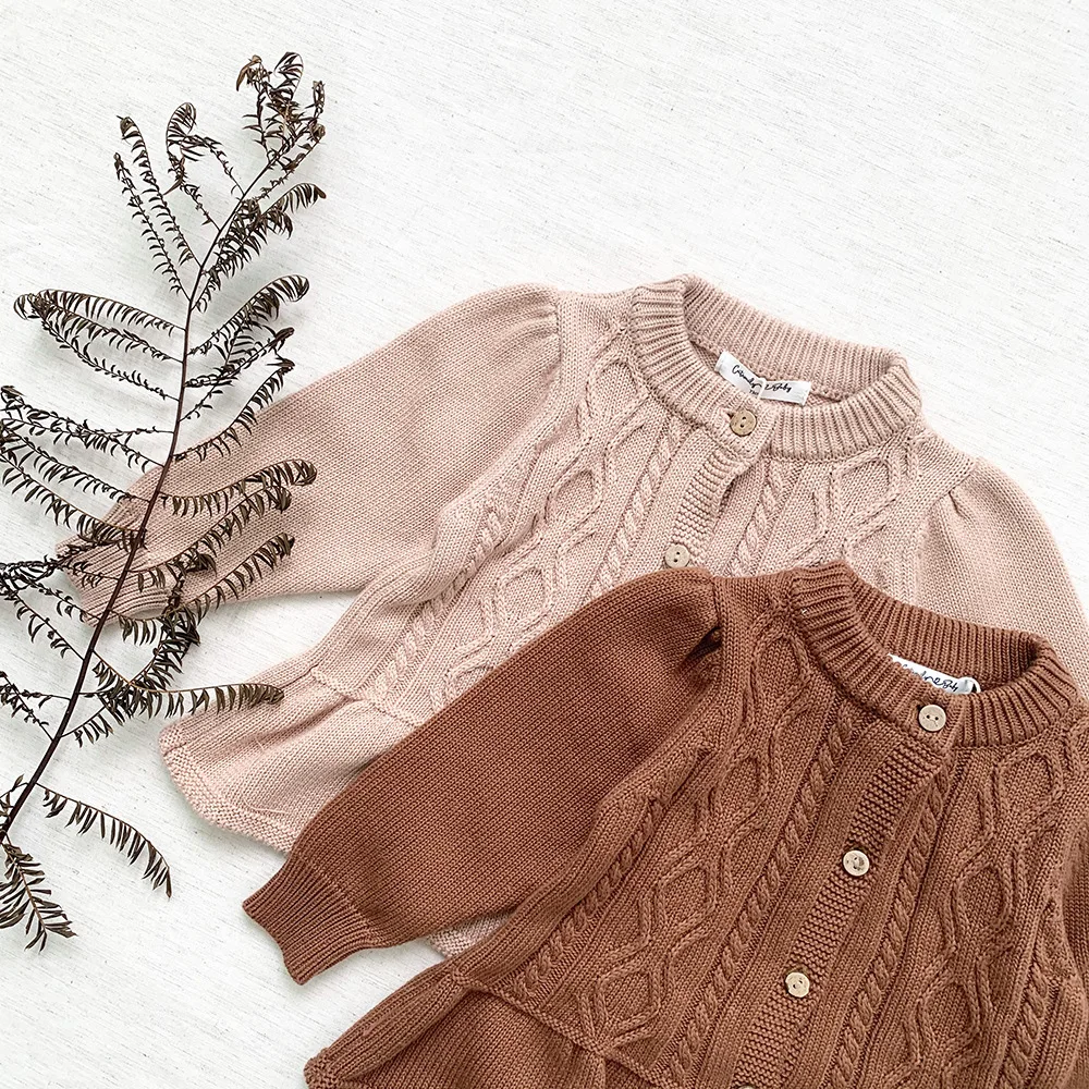 

MILANCEL, Новинка осени 2022, свитер для девочек, детское утепленное шерстяное вязаное пальто на шнурке, детский вязаный кардиган