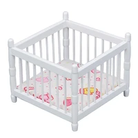 112 doll house wooden furniture crib for baby cradle for doll house furniture decor accessory