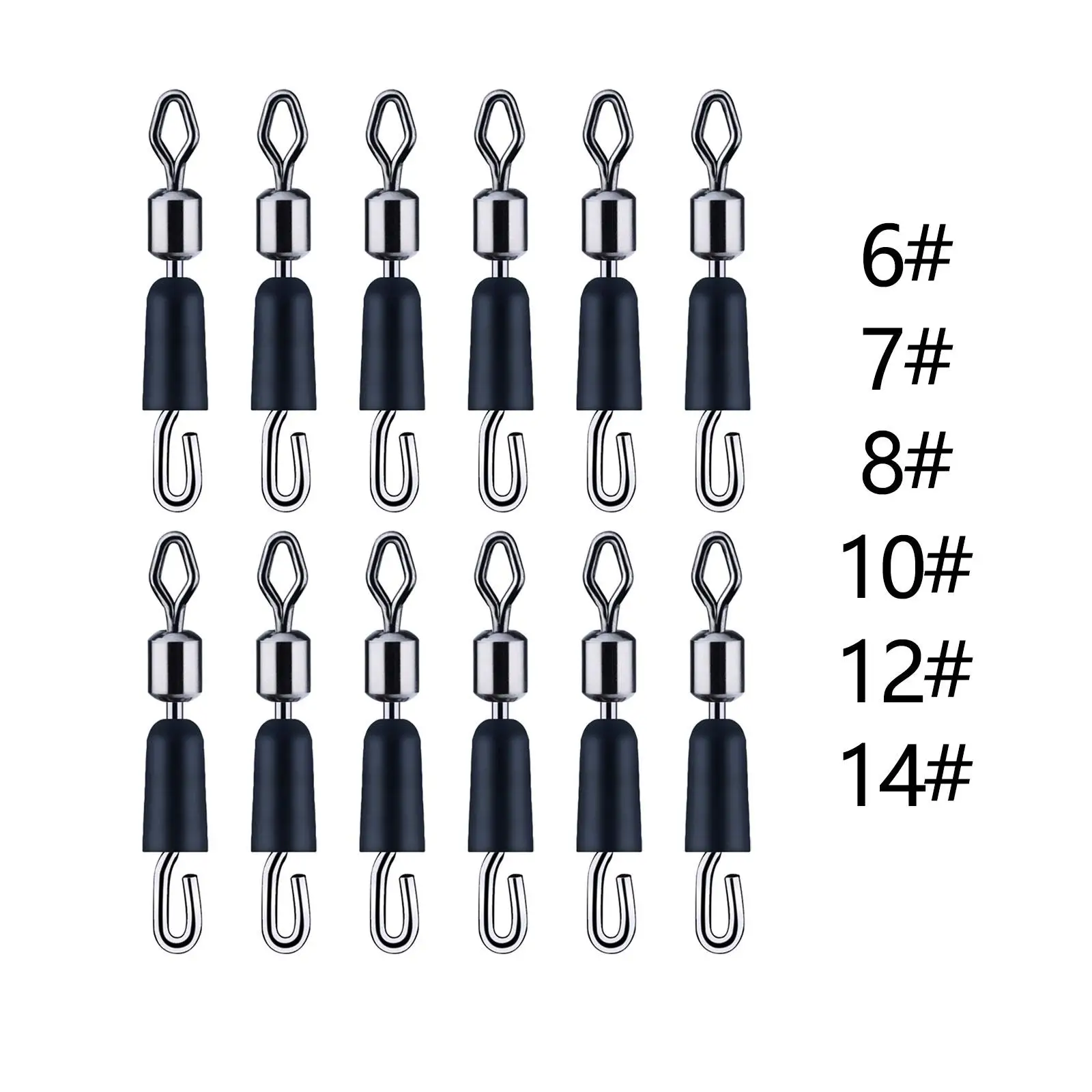 

12 шт., рыболовные Вертлюги