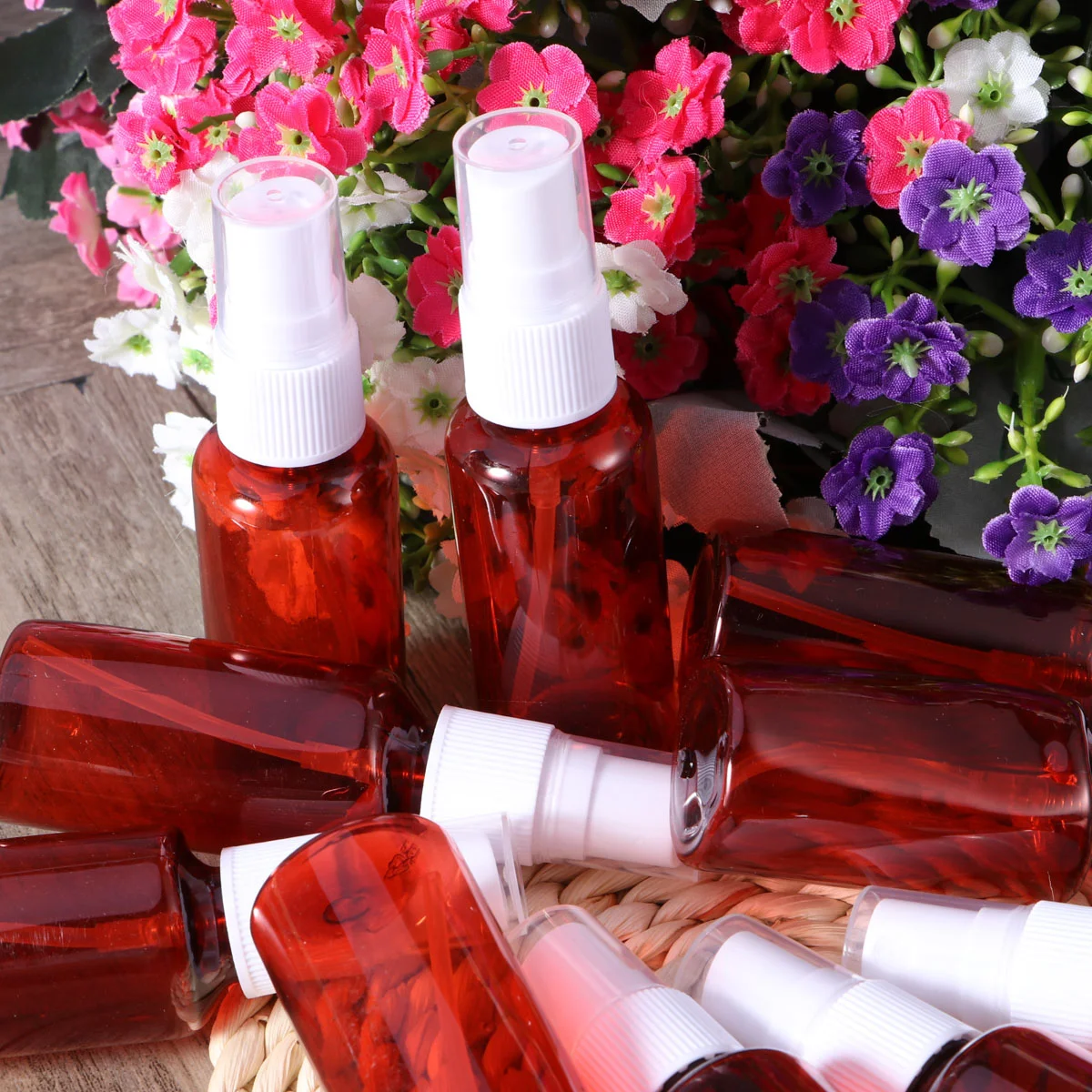 

12pcs 30ml Sprayer Bottle Portable Refillable Fine Mist Bottle Empty Bottles for Body Shampoos Lotions