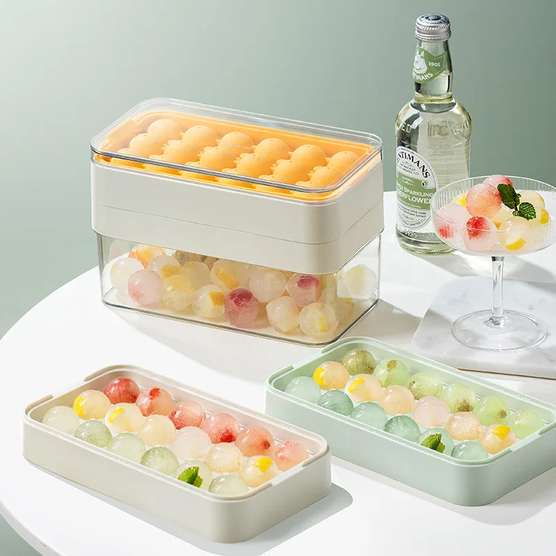 

Cube Cocktail And Ice Style Trays For Lid Ice Silicone Ball With Freezer Trays For Molds Easy Release Bin Chilling Cube Whiskey