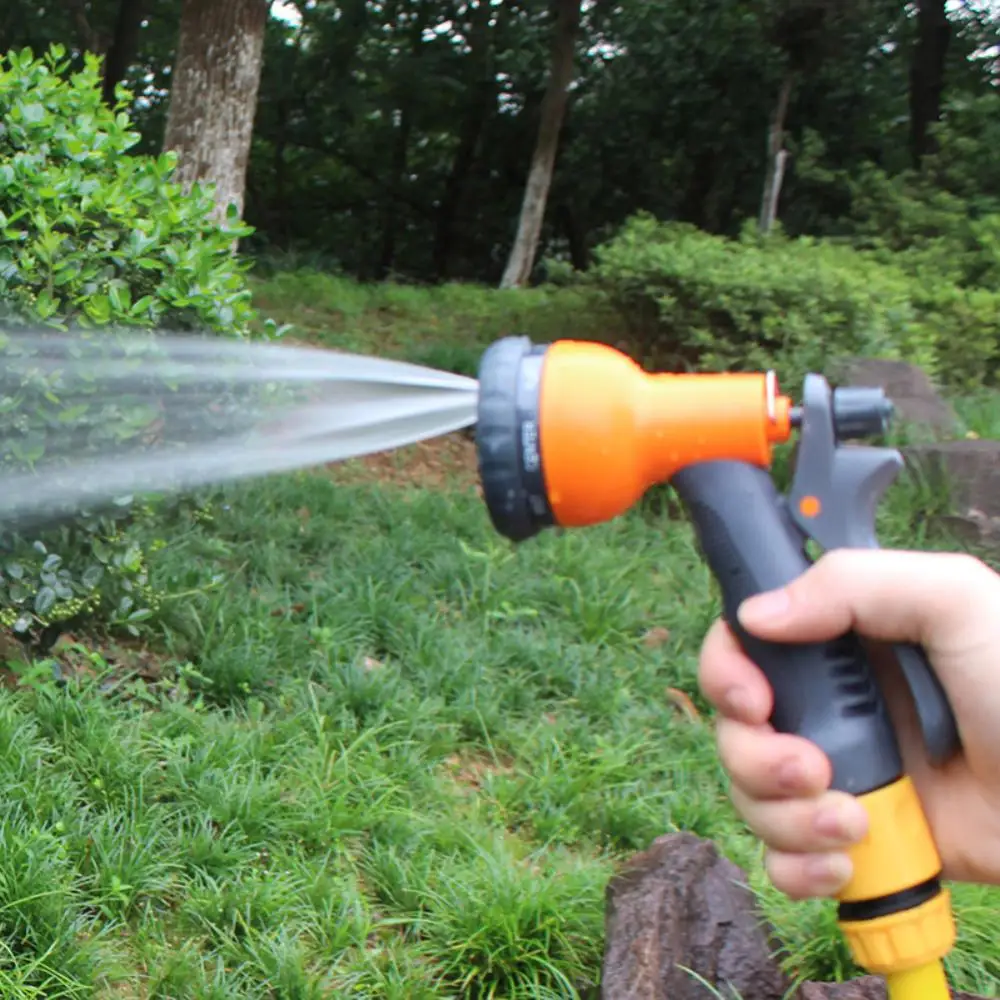 

8 Modes High Pressure Watering Gun Spray Lawn Watering Multi-Function Car Wash Durable Hand-Held Tools Hose Sprinkle Nozzle