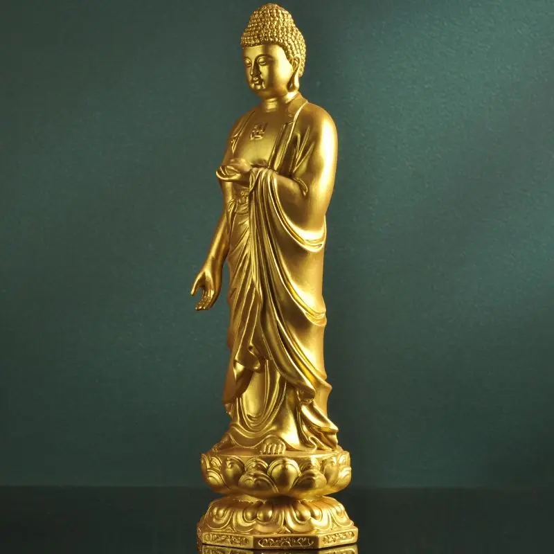 Буддийские статуэтки Будды ремесла украшения для декора комнаты украшение дома