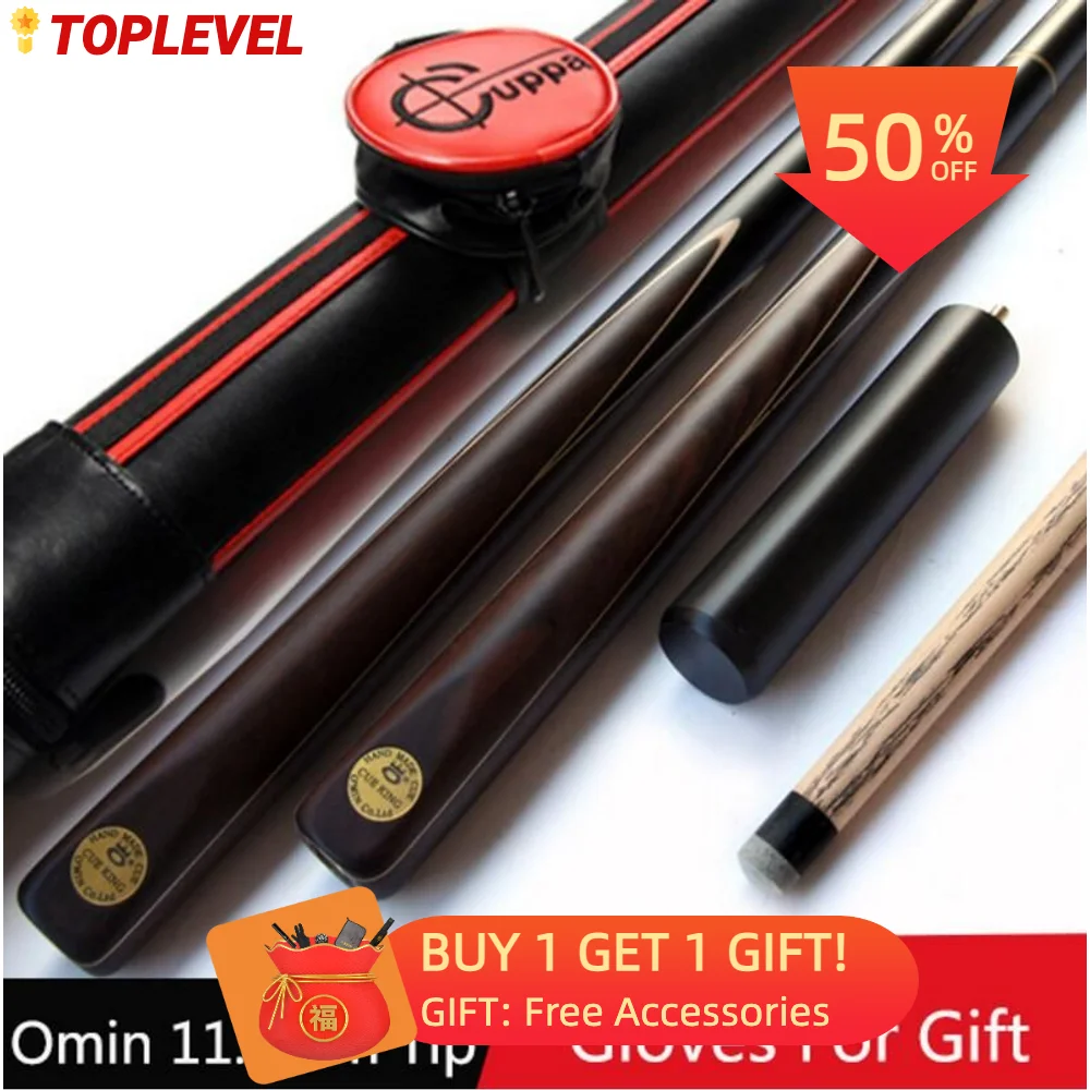 

New Arrival O'min Handmade 3/4 Billiard Snooker Cues Case Set 11.5mm Tips Potts Snooker Cue Stick China Three Set Options China