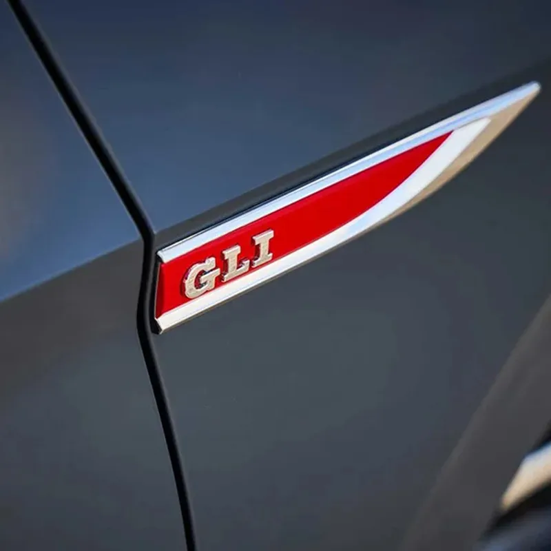 1 пара металлических эмблем GLI, наклейки-значки на крыло автомобиля для Volkswagen VW Jetta 4 MK4 MK5 MK6 MK7, аксессуары для наклеек GLI (art.: 3920db2c069fe) - 3920db2c069fe