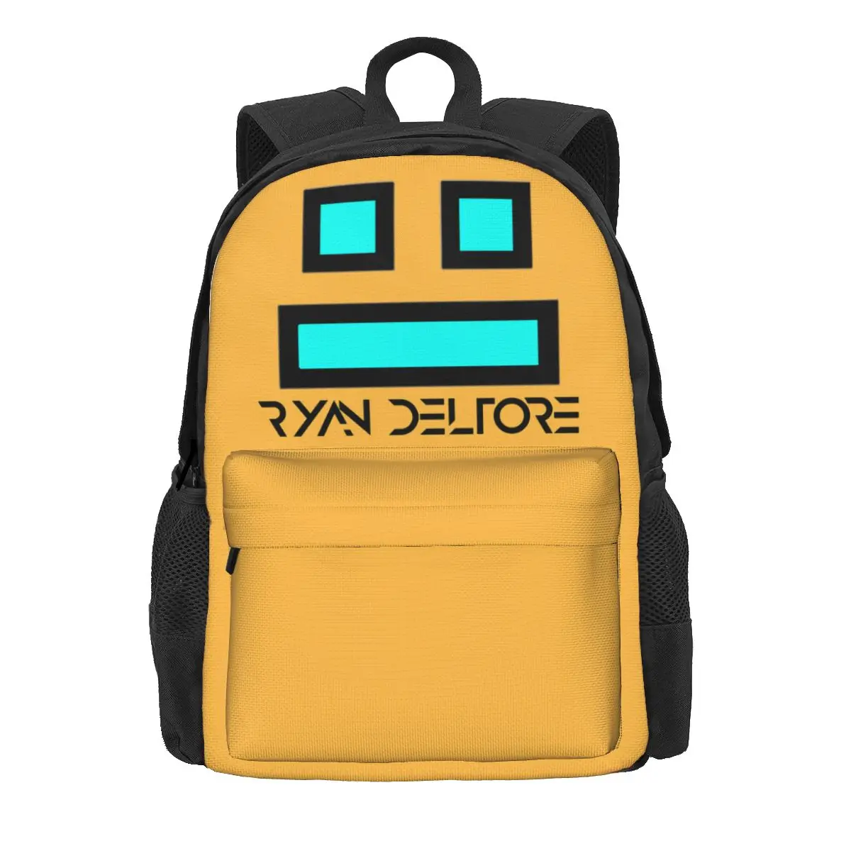 

Angry Geometry Dash Video Game Women Backpack Casual Student School Bag Laptop Mochila Teenage Large Capacity Shoulder Bag