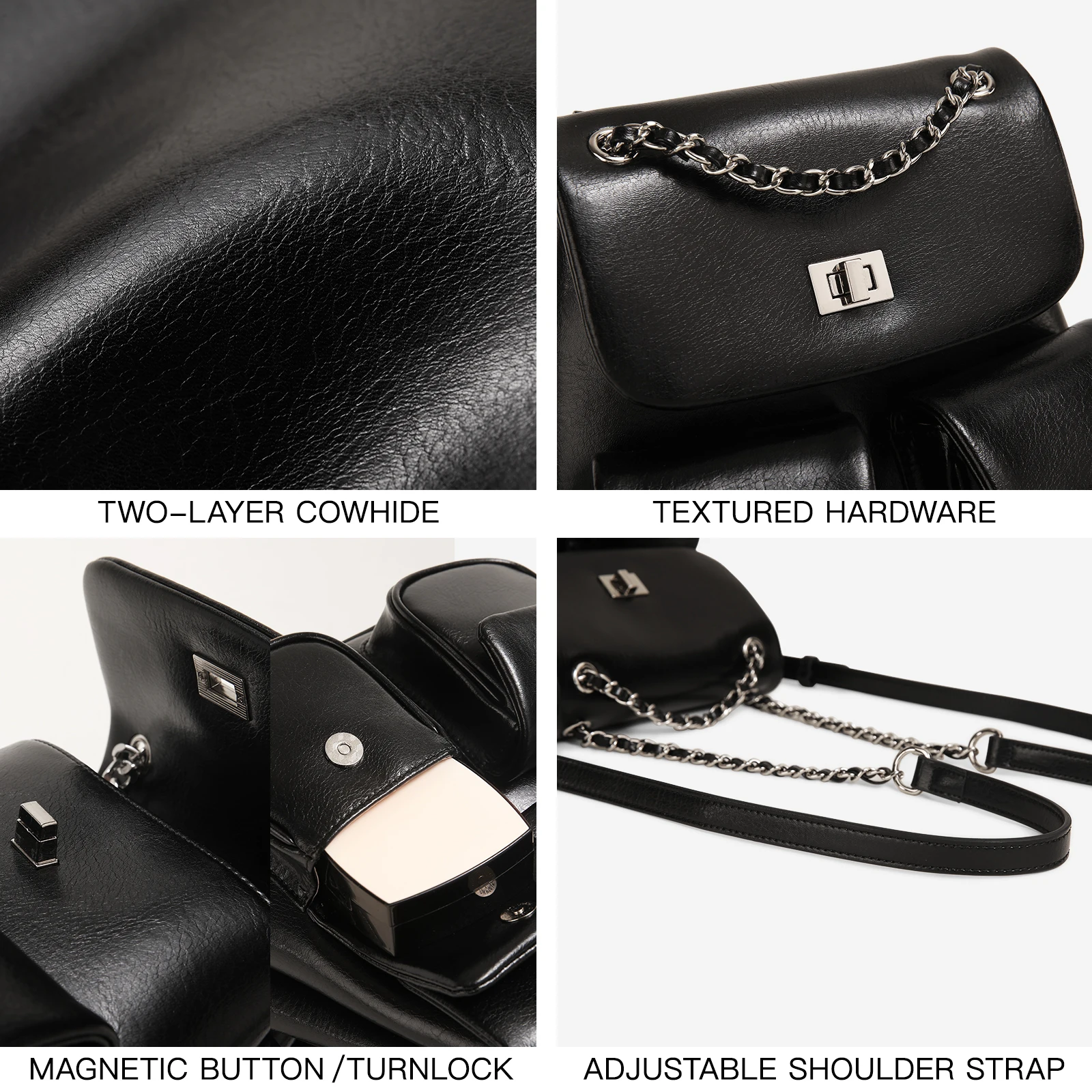 Женская кожаная сумка через плечо ITAMOOD модный вместительный рюкзак