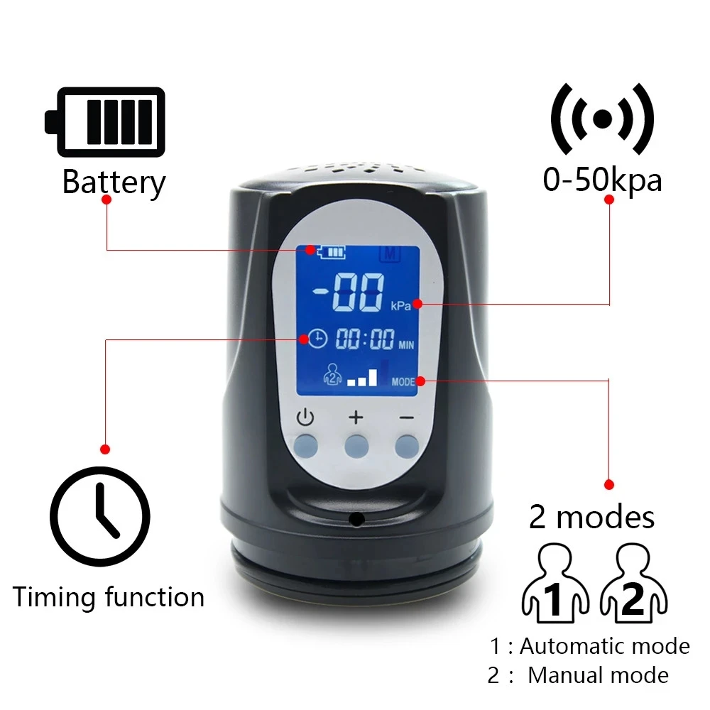 Электрический насос для пениса секс-игрушки мужчин увеличивающий мужской