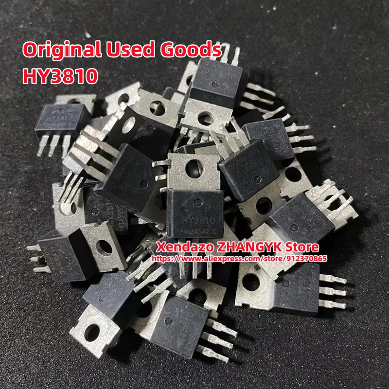 

10pcs/lot Original Used Goods HY3810 HY3810P MOSFET N-CH 180A 100V TO-220-3 Commonly used electric vehicle controllers