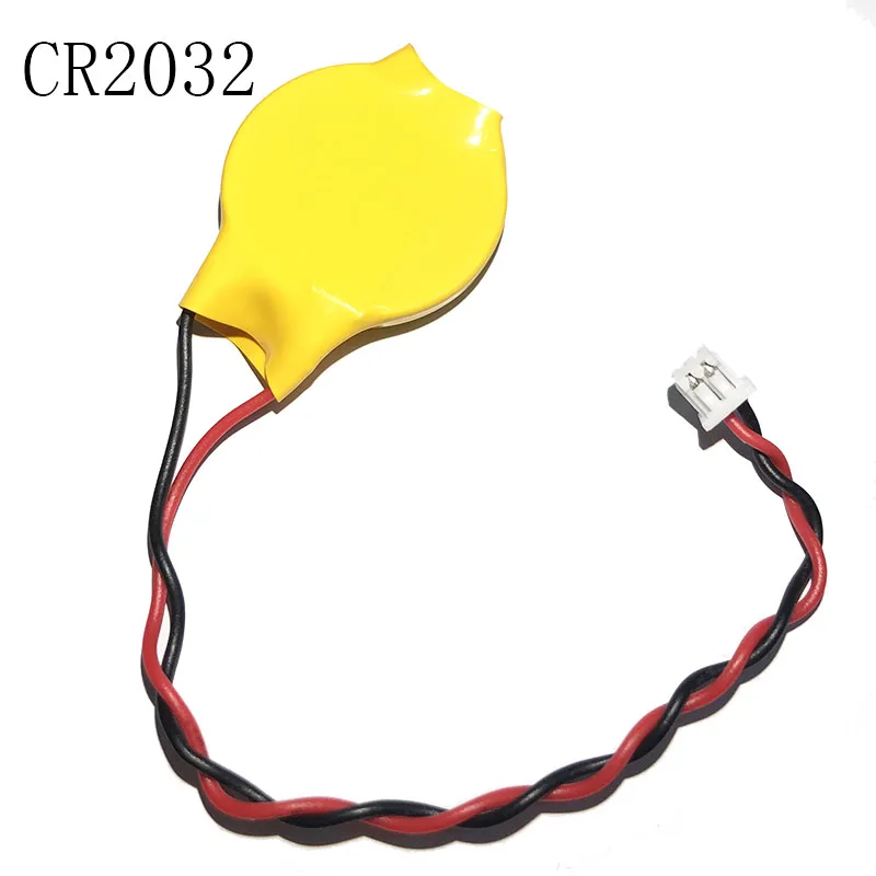 5 шт./партия CR2032 2032 батарея с проводом 2pin материнская плата для ноутбука BIOS CMOS батарея с проводом разборная батарея