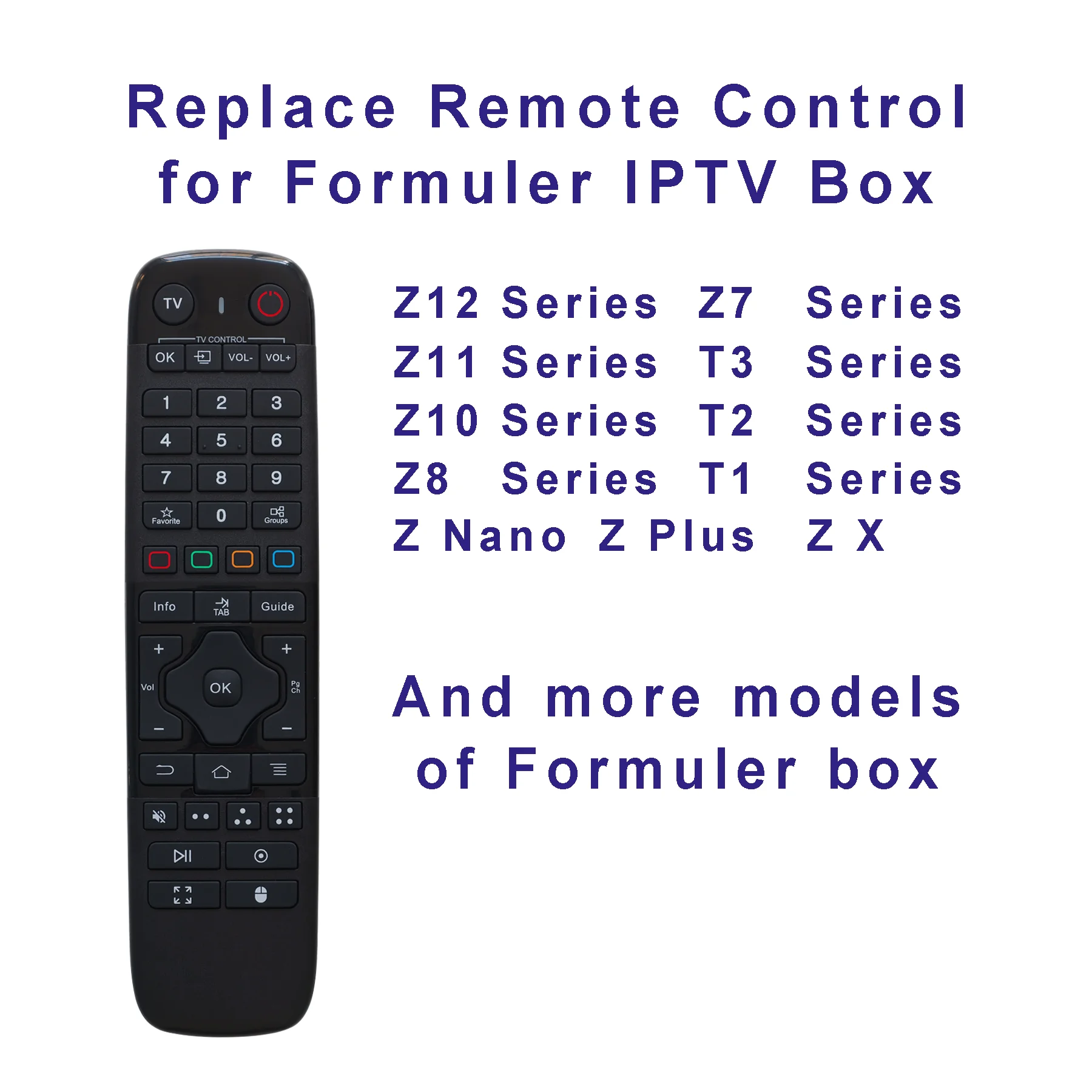 Фото Сменный пульт дистанционного управления для коробки IPTV Formuler Z12 Z11 Z10 Z Nano Z Plus Z+ Neo Dreamlink Z10 Pro T1 T2 T3 Z Alpha Z7 Z8 ZX №3
