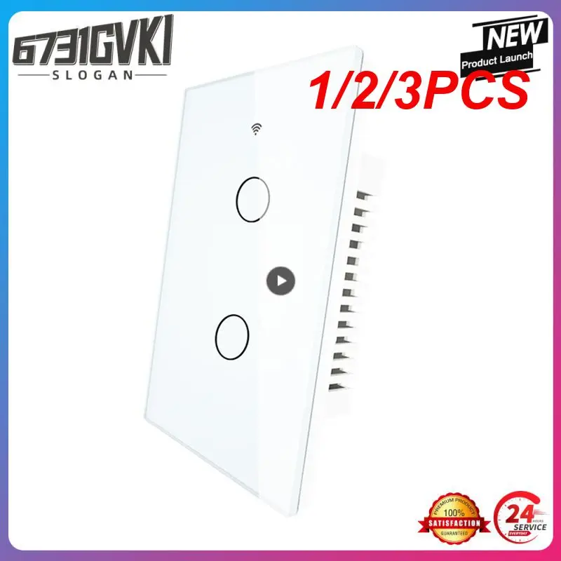 

Умный выключатель ZigBee настенный сенсорный, 1/2/3 шт., с нейтральным/без нейтрального, без конденсатора, работает с Alexa,Google Hub