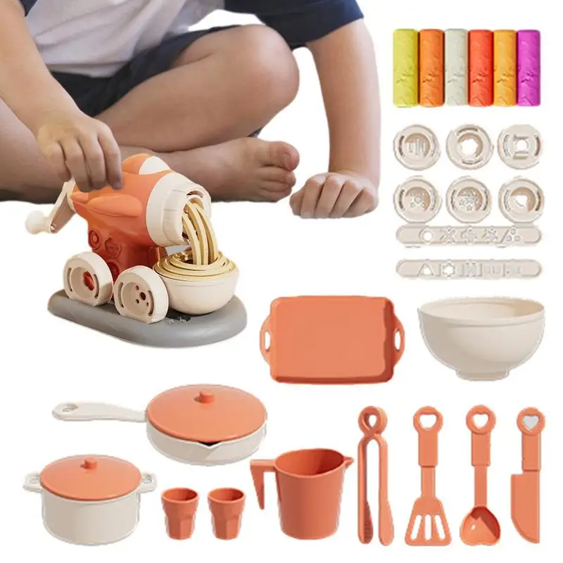 

Playdough Set Kitchen Creations Noodle Party Playset Kitchen Play Toys And Dough Accessories Sets For Kids Age 3 4 5 6 7 8 Years