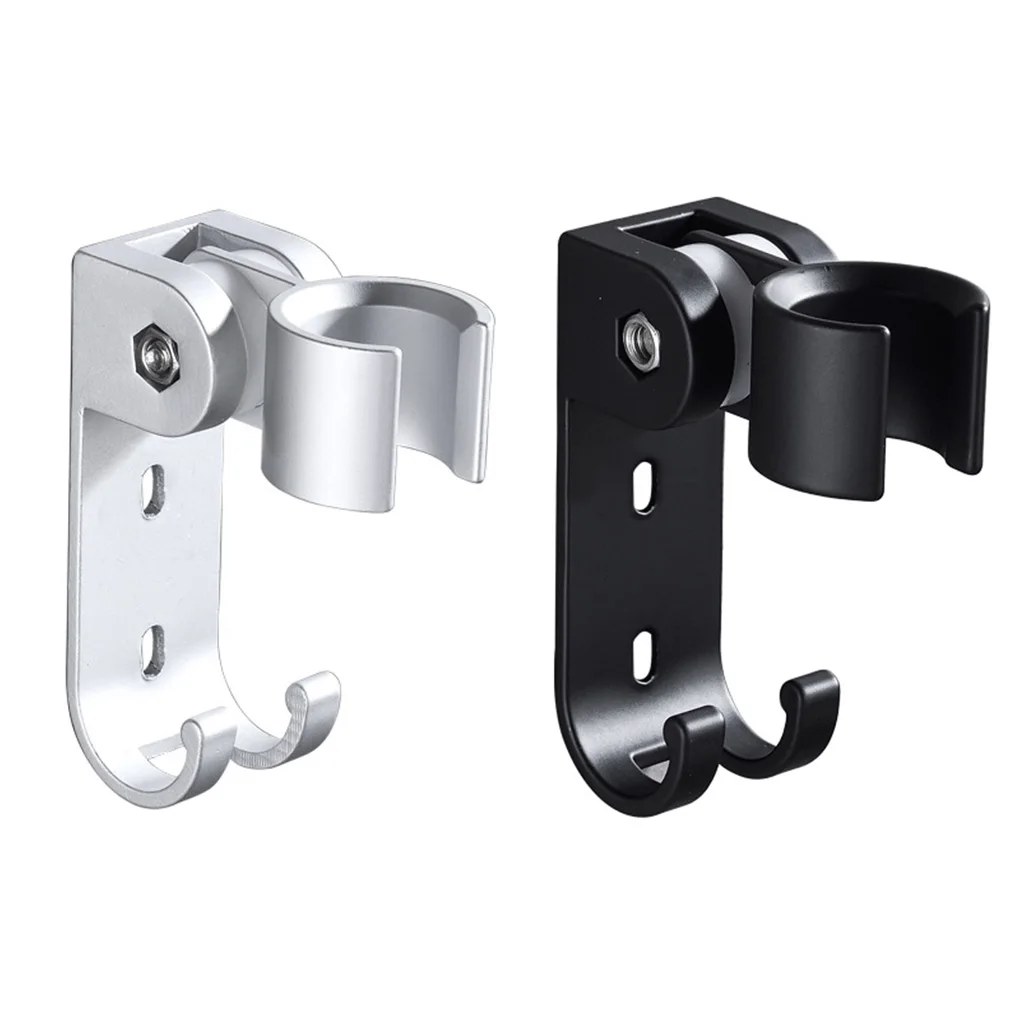 

Shower Head Holder Adjustable Bathroom High Pressure Kitchen Accessories Rustproof Showerhead Support Holder Black