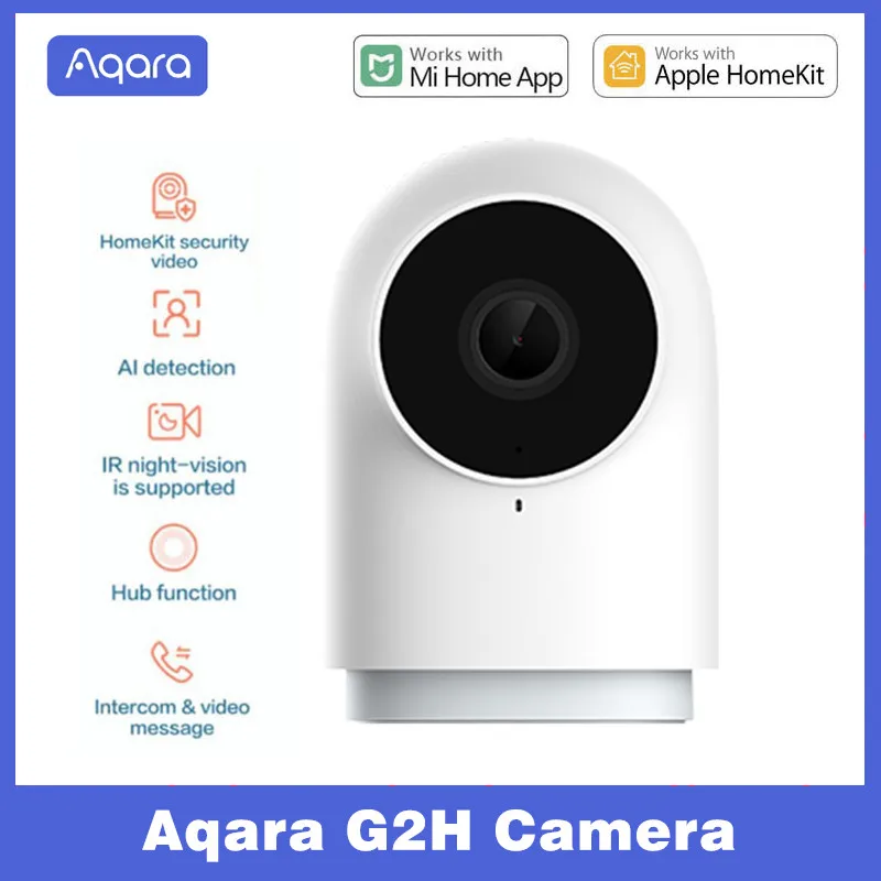 Оригинальная камера Aqara G2H 1080P HD с функцией ночного видения для Apple HomeKit, приложение для мониторинга G2 H Zigbee для умного дома Xiaomi Mijia
