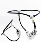 Мужской Пояс верности из нержавеющей стали, штаны, невидимый ремень, клетка на пенис для пениса, полуполый замок, Пояс верности, устройства, секс-игрушки для мужчин BDSM