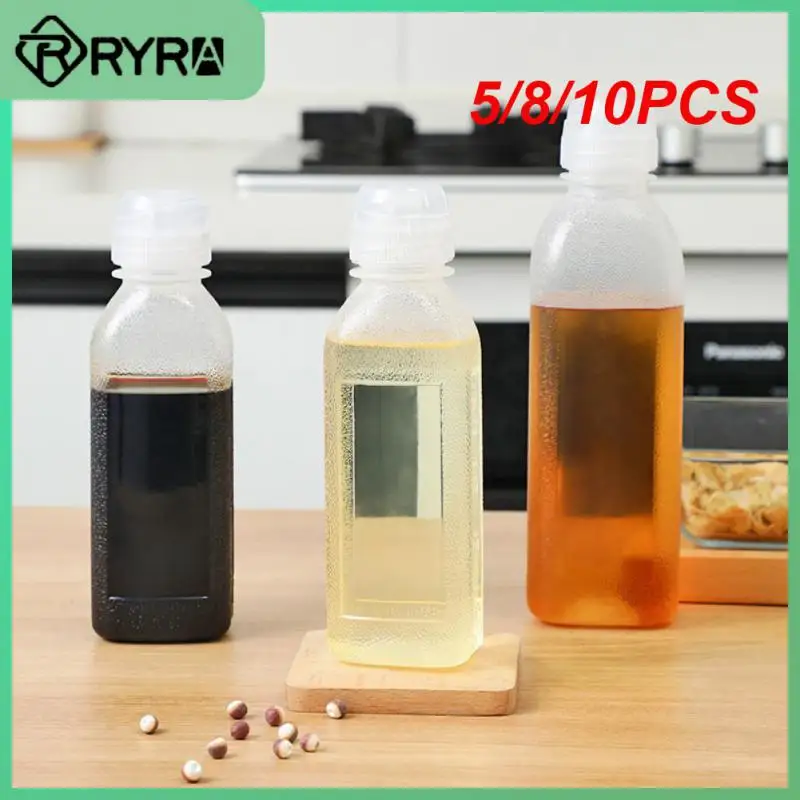 

5/8/10PCS Creative Sauce Vinegar Olive Dispenser Plastic Condiment Bottles Olive Oil Gravy High Quality Squeeze Sauce Bottle