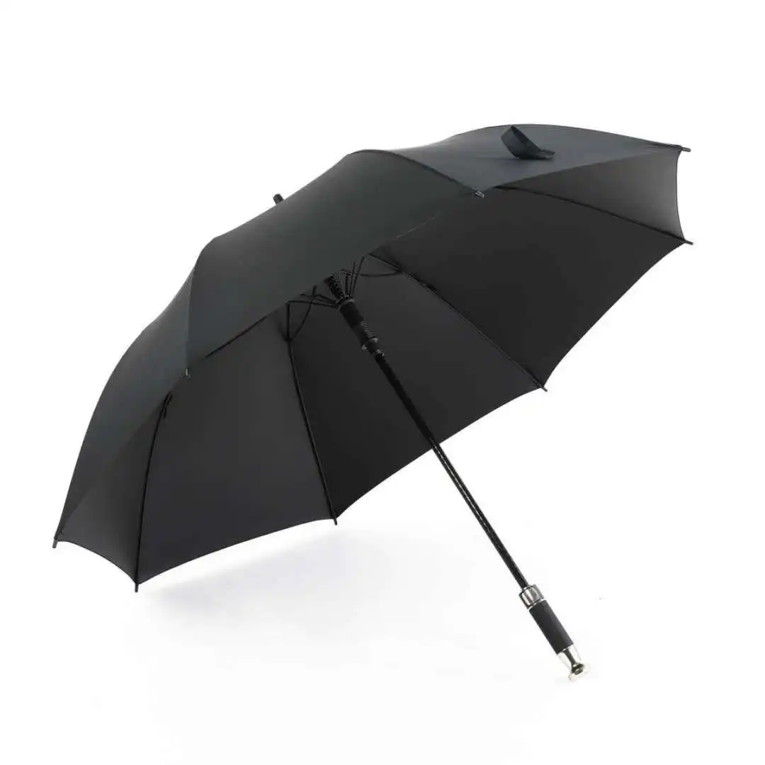 Luxury Automatic Long Handle Business Golf Umbrella Fiber Sraight Paraguas Can Be Customized Logo |