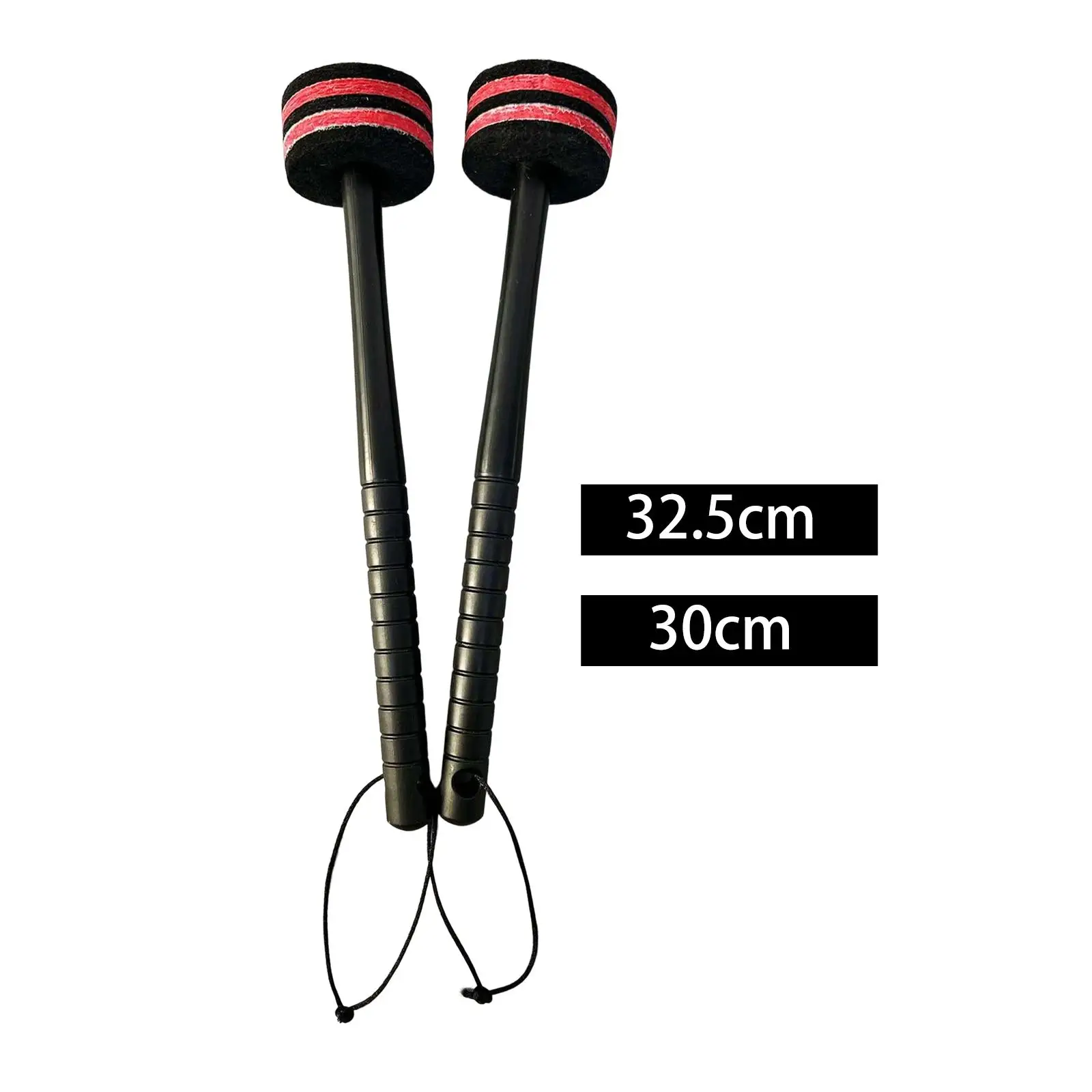 

2 Pieces Drum Mallet W/ Felt Head Percussion Xylophone Bell Mallets Felt Mallet Timpani Mallet Timpani Stick for Practitioners