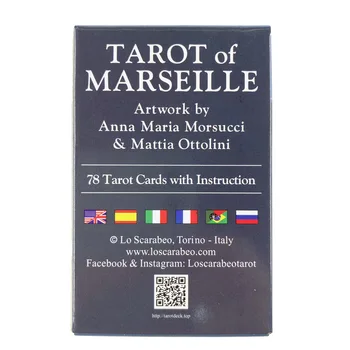 Mini Tarot Of Marseille Tarot Deck Leisure Party Table Gameplay Fortune-telling Prophecy Oracle Cards Entertainment Board Game 5